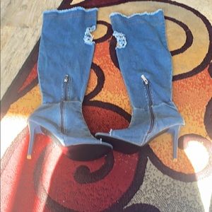 Calf too small for boot.